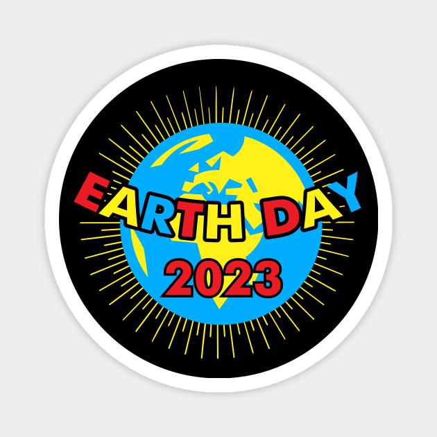 Celebrate the Earth Day 2023 Magnet by jazzworldquest